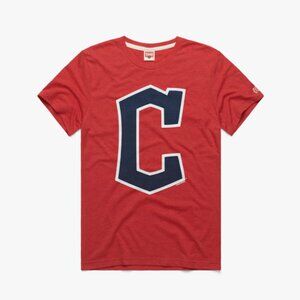 New With Tags Homage Cleveland Guardians Block C Shirt Size Large